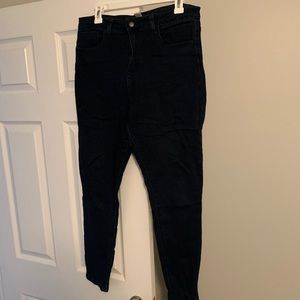 Forever 21 dark denim high waisted skinny jeans 31